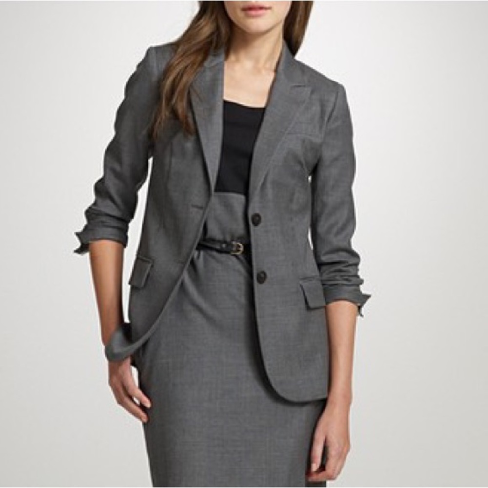 J Crew 1035 bi-stretch two-button jacket Blazer in Super 120s wool | 8